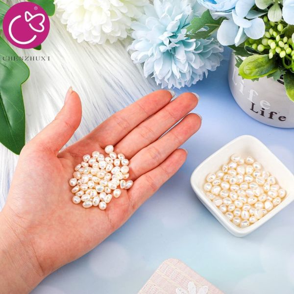 11-12mm Natural White Real Loose Freshwater Baroque Coin Pearl Beads Strand