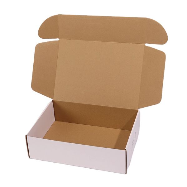 Corrugated Board Custom Logo Printed Mailer Box for Eco Friendly Clothing Packaging