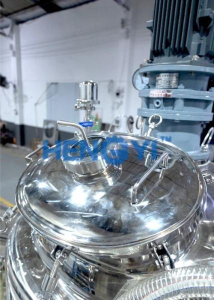 Fixed Vacuum Homogenizer Emulsifier 500L for Cosmetic Cream Lotion