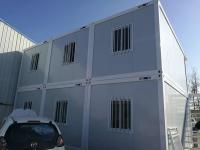 Conteneur de paquet plat de la Chambre 20ft de conteneur de caravane de pliage de structure métallique