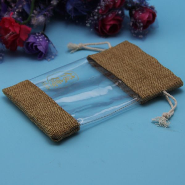 Dog Food Biodegradable Cotton String Jute Drawstring Bag