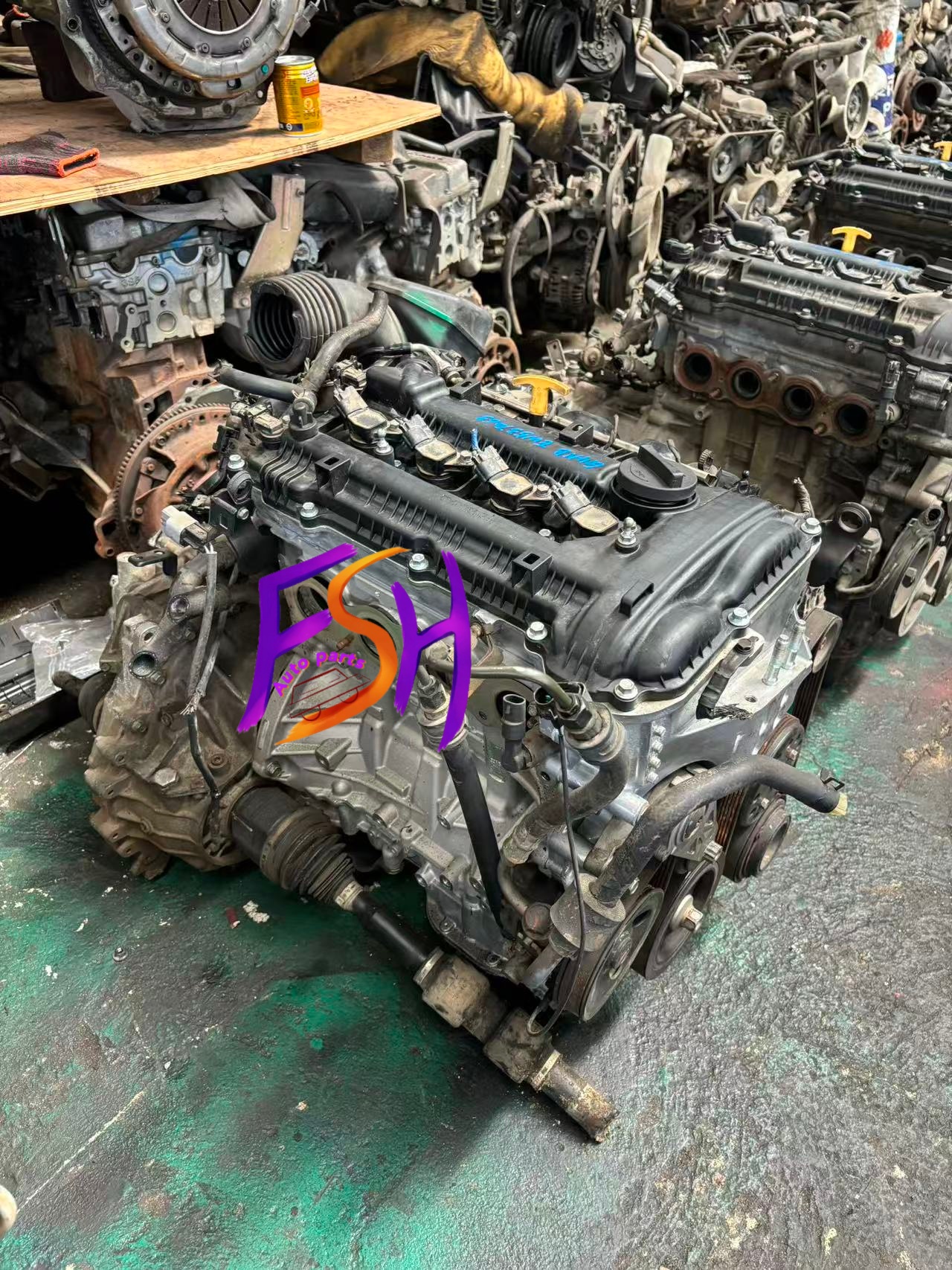 Good Quality G4NB 4 Cylinder Amercian Used Gasoline Engine Assembly