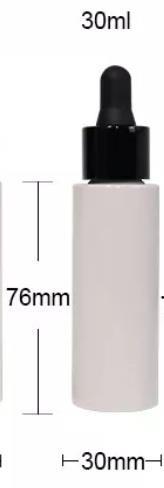 Essential Oil Liquid Serum PET Clear 30ml Plastic Dropper Bottle Personal Care
