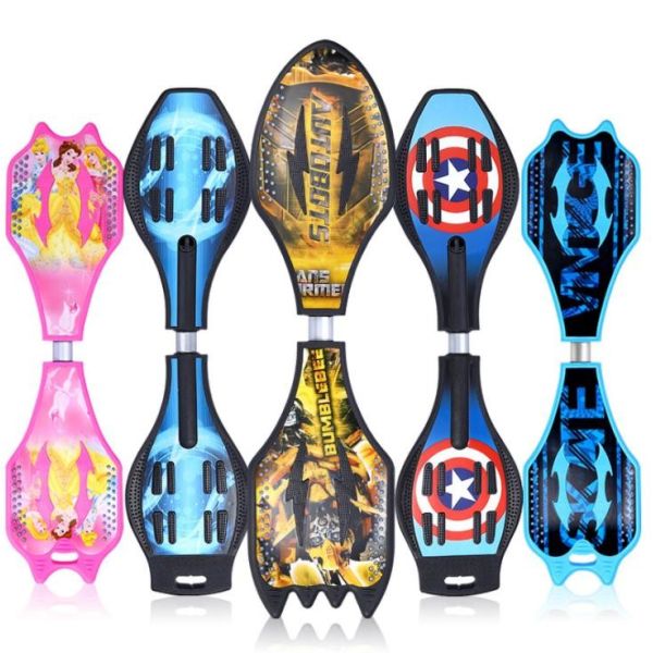 Factory Transformers design caster board snake board wholesale for kids gift