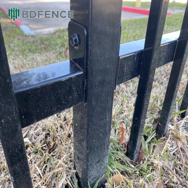 Drone-Proof Tubular Picket Fence Aerial Intrusion Defense