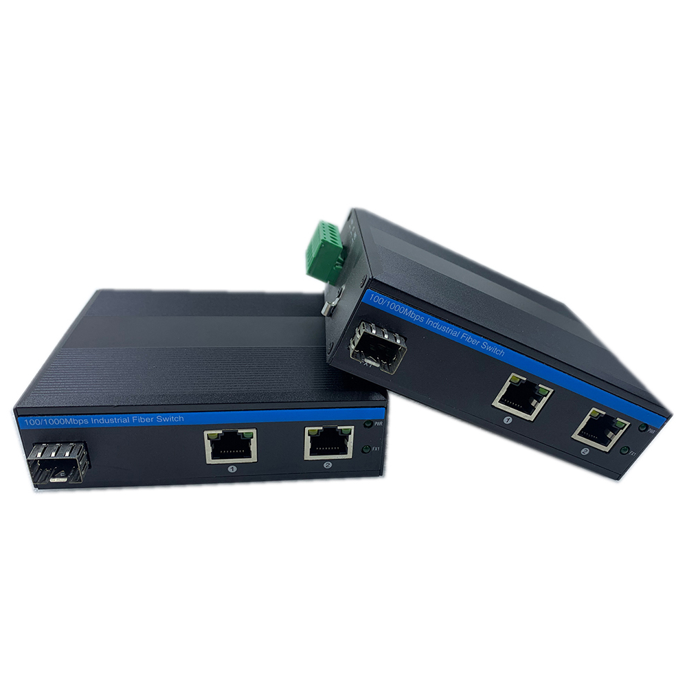 Промышленный сетевой коммутатор Gigabit Fiber Din Rail 6KV Surge IP40 Безвентиляторный Неуправляемый