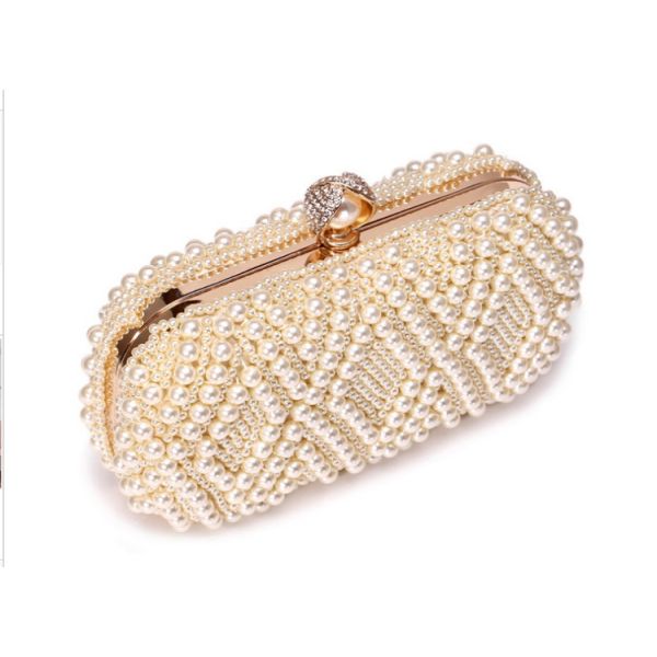 Cross-border new pearl dinner bag European and American lady banquet bag celebrity dress evening bag