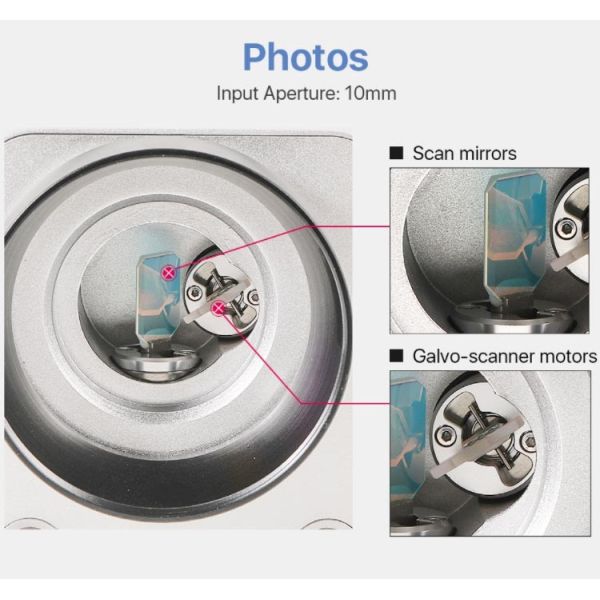 Practical High Speed Galvo Scanner , Ouya M102 Stable Fiber Laser Scan Head