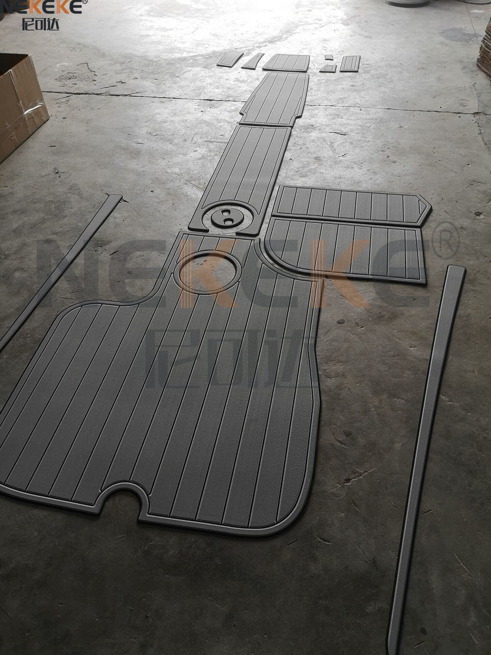 MasterCraft X Star 2004-2011 Cockpit EVA Faux Teak Deck Mat Marine Flooring Pad