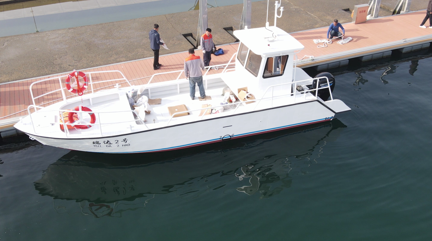 11m Aluminum Cargo Boat Work Barge Landing boat