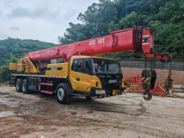 2018 SANY Used Truck Crane 25T STC250T Fully Hydraulic Mobile Crane Lifting Machinery