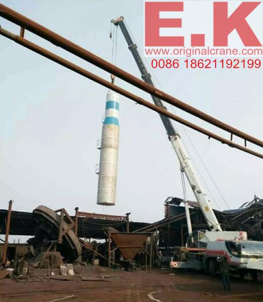 ZOOMLION 70ton hydraulic jib crane mobile crane truck lifting equipment (QY70K)