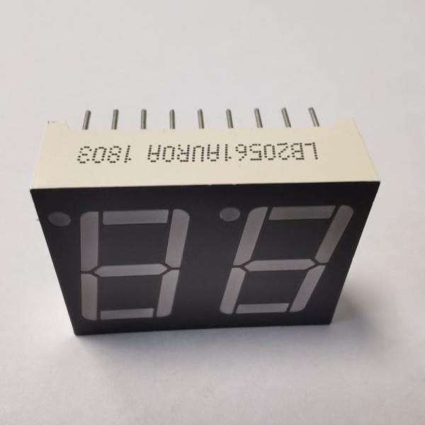 Common Cathode Ultra Bright Red 7 Segment LED Display 18 Pin 2 Digit 0.56inch