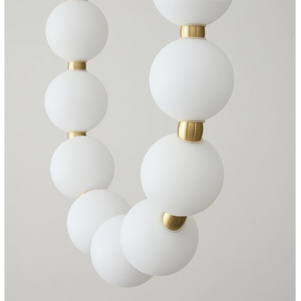 Линейная стеклянная привесная полива запечатывания потолочного освещения стеклянного шарика ламп 135W 45W белая