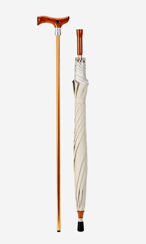 Персонализированный наружный зонтик с металлическими и стекловолокнистыми ребрами