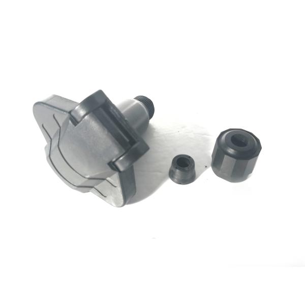 Nylon Trailer Connector Socket Easy Operation 7 Pin Flat Trailer Socket