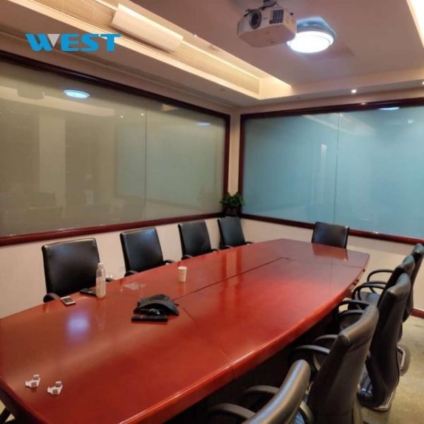 Effortlessly Control Smart PDLC Film Westglass Black Dimmable Window Film