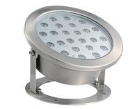 Forma redonda 24W LED luz de inundação Material de aço inoxidável exterior à prova d'água IP68