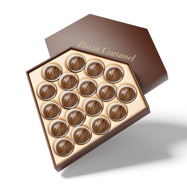 Люксовая, красочная, жесткая шоколадная коробка