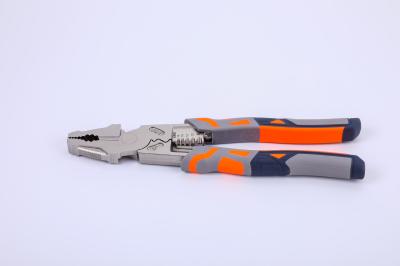 8-Inch Multifunction Pliers with 62 HRC Cutting Edges