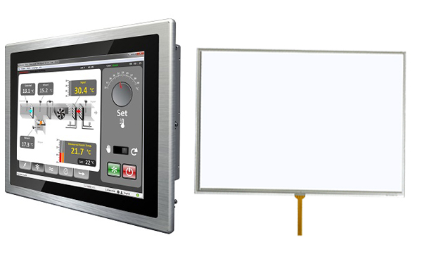 ITO Film Resistive LCD Touch Panel 4 Wire 10.1 Inch With Double Layers