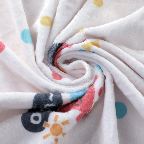 75X100cm Personalized Flannel Blanket Cartoon Fleece 100 Polyester Soft Blanket
