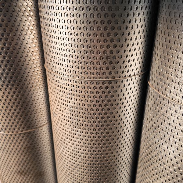 304 Stainless Steel Perforated Metal Coil Screen Plate 1m * 20m