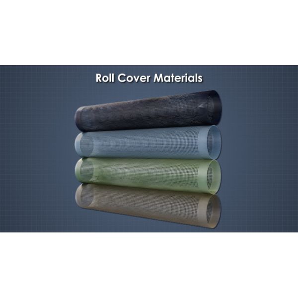 Rollo de goma de la máquina de papel de la cubierta 2.5m m 1800m m Od