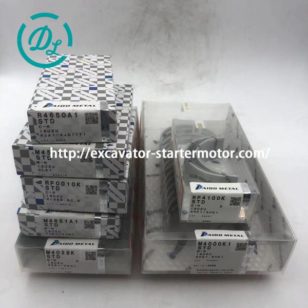 Jeu de coussinets de bielle pour moteur ISUZU 4HK1 6HK1 RP4100K