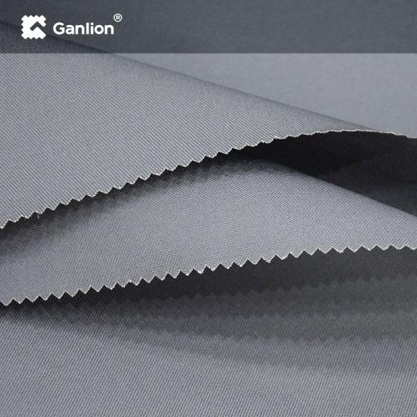 Gray Cotton Polyester Blend Rental Workwear Fabric Anti Chlorine