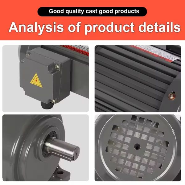 CE Certified AC Geared Motor 100W~7.5KW Single-Phase/Three-Phase Adjustable Speed Gear Reducer Motor