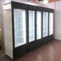 220v/50-60hz Ventilação nominal Refrigerador de visualização de bebidas com faixa de temperatura de 2C a 8C