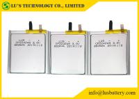 Larga vida fina de la batería CP224248 3.0v 850mah de la célula del RFID para las etiquetas de Bluetooth