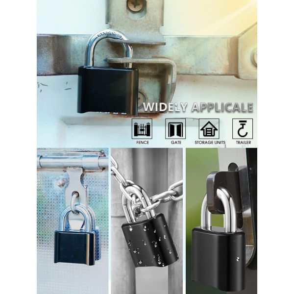 Rarlux 52mm Heavy Duty 4 Digit Code Combination Lock Zinc Alloy Outdoor Gym Locker Padlock with Hardened Shackle Model 910 China
