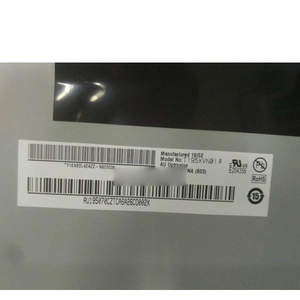 O Lcd monitora 19,5 a substituição da visualização ótica do painel da polegada T195XVN01.0 1366 (RGB) ×768 TFT LCD