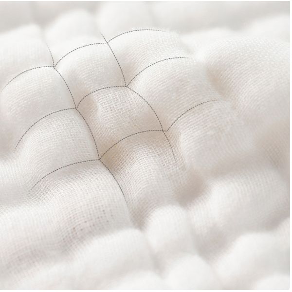 En imprimant la crêpe naturelle épaisse 260GSM de la fibre 40S enveloppez les serviettes couvrantes de Bath de couche-culotte couvrent six couches de Gauze Cotton Fabric