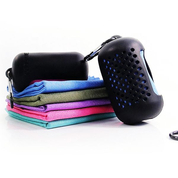 Quick Dry 19.5''X39'' Microfiber Camping Towel , Sports Towel Set