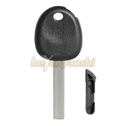 Black Head Transponder Key Shell For Hyundai Carbon Chip Carbon Chip