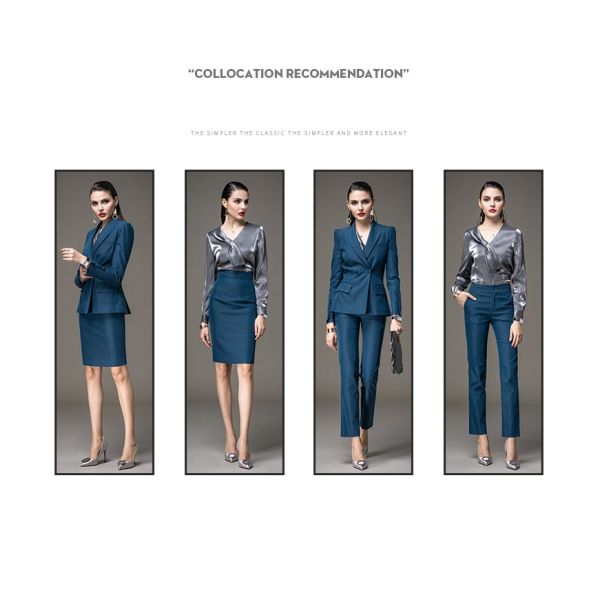 Осеннее платье женские деловые костюмы с ручной вышивкой и чистым узором