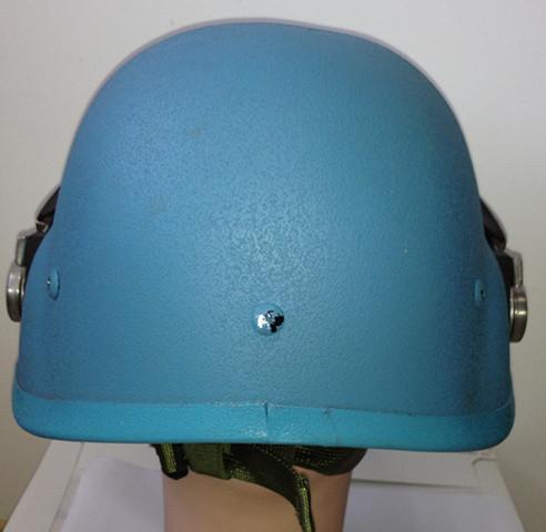 UN blue Stell  Mich 2000   bullet proof helmet  with visor for Military Police
