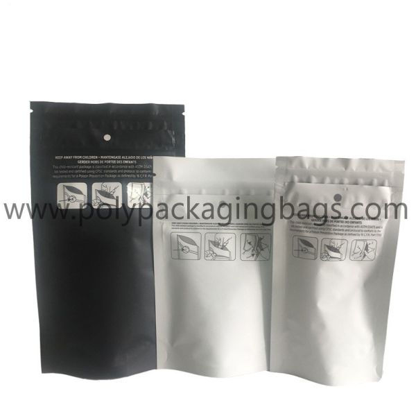 Custom Smell Proof Mylar Bag Child Resistant Ziplock Bag For Medical Seed Flowers Weed Tobacco Leaf