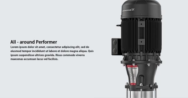 Grundfos CR 95-8-2 Air Conditioning Heating Circulation Pipeline Pump Vertical Multistage Centrifugal Pump