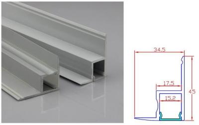 LED aluminum extrusion profile diffuser Aluminium profile for led strips A4535 for ceiling Decoration