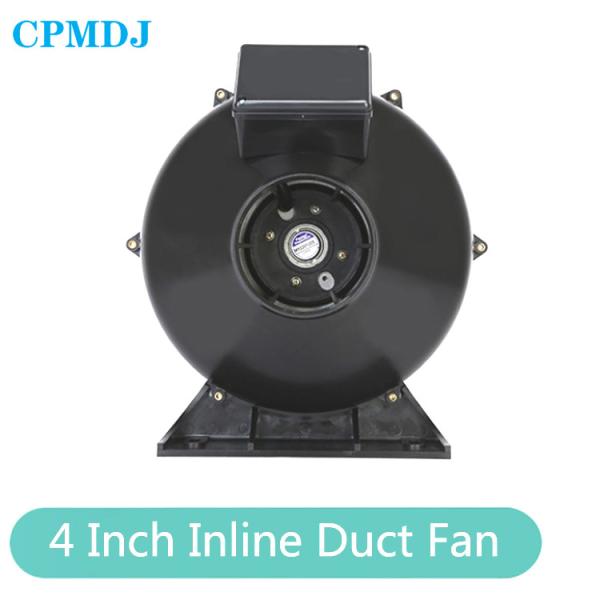 Flexible  300 Cfm  4 Inch 100mm Inline Bathroom  Exhaust Ducted Fan Motor