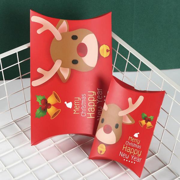 Custom Foldable Christmas Gift Paper Bag Greeting Card Boxes