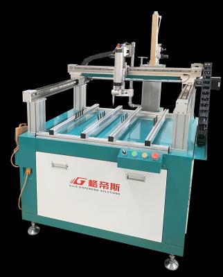 Automated Glue Dispensing Robot Compatible with Various Frame Sizes and Shapes for Industrial Assembly Line Integration