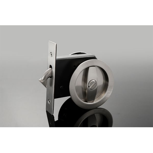 Хромные проходные дверные замки из нержавеющей стали для ванной комнаты