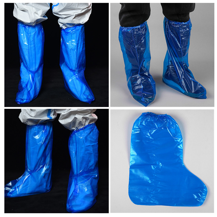 Sterile Knee High Waterproof Shoe Covers SMS PP PE Boot Cover