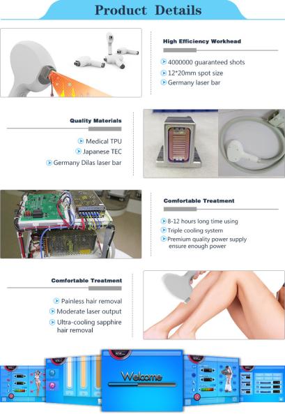 China nubway best popular medical ce approved portable 808 nm diode laser hair removal machine