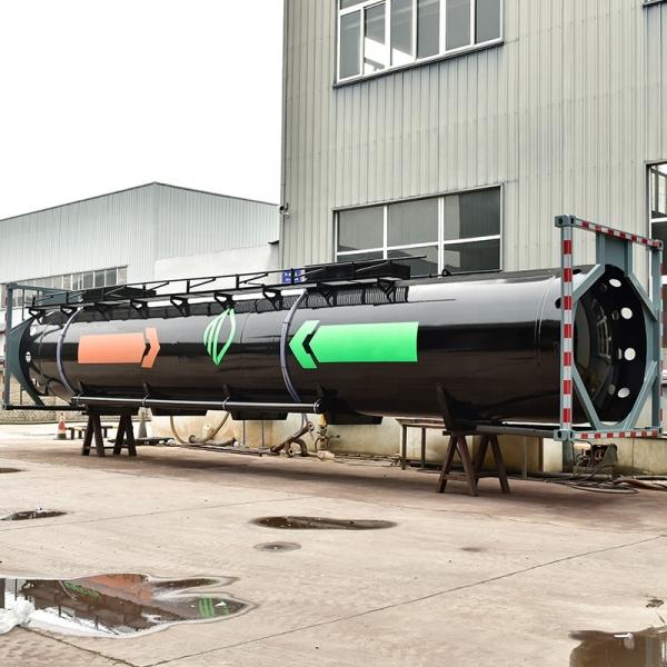 High Capacity ISO Tank Container Standard 30000 Liters 40ft Oil Fuel Truck Tank